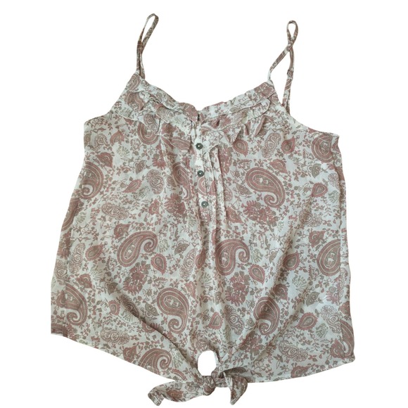 Dynamite Tops - Dynamite Floral Spaghetti Strap Top Size Small